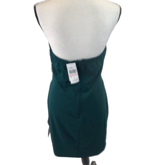 Speechless Womens Glitter Waist Green Halter Backless Prom Dress Juniors 13 - Picture 2 of 7